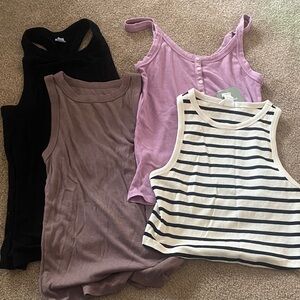 Assorted tanks size medium